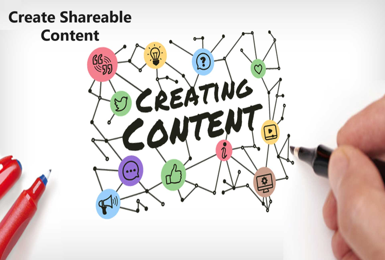 create shareable content